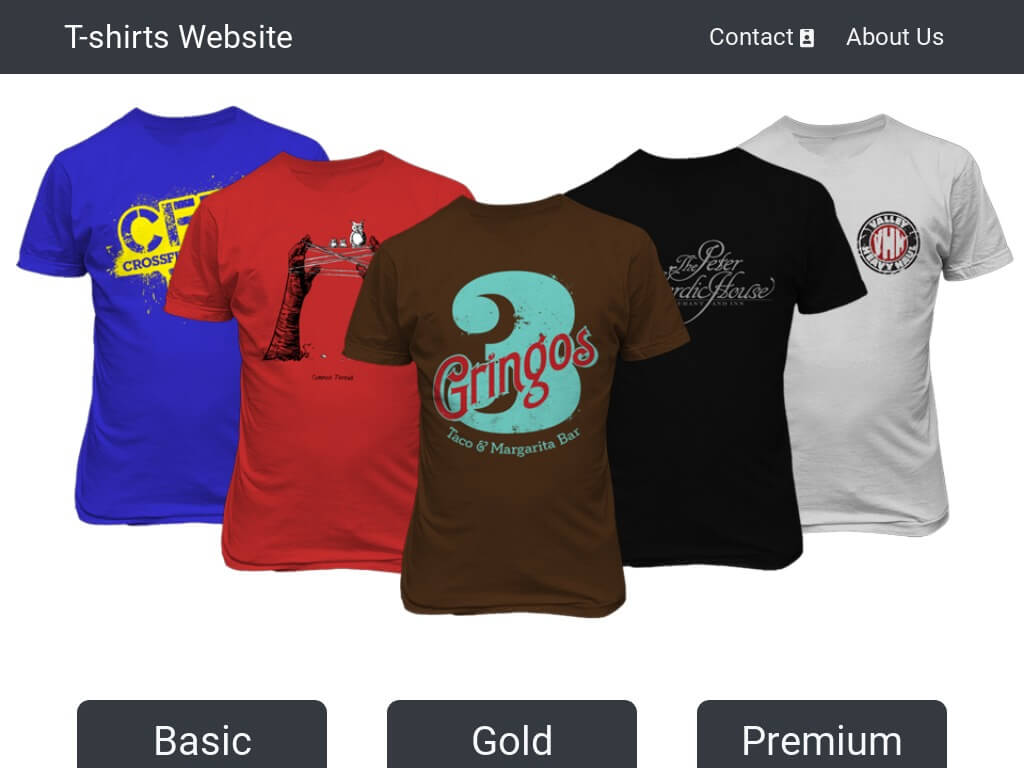 T-shirts web